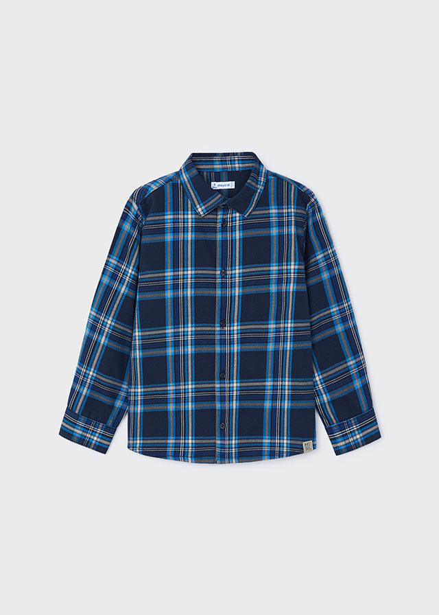 L/s checked shirt