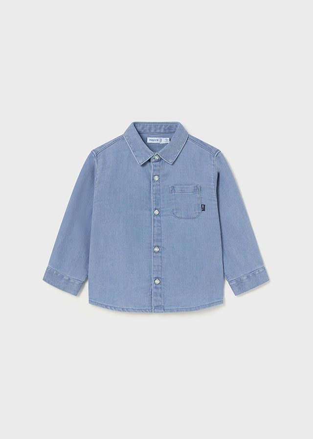 L/s soft denim shirt