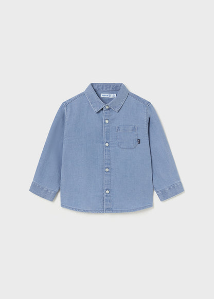 L/s soft denim shirt