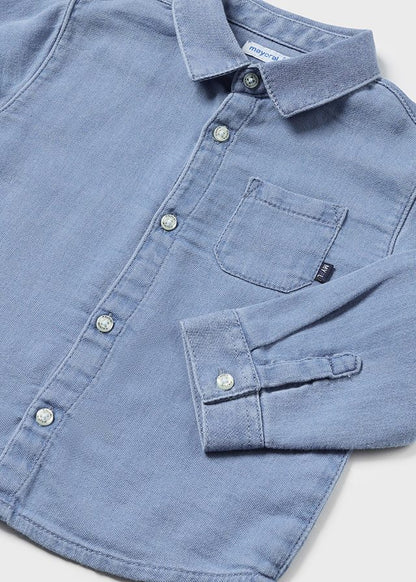 L/s soft denim shirt