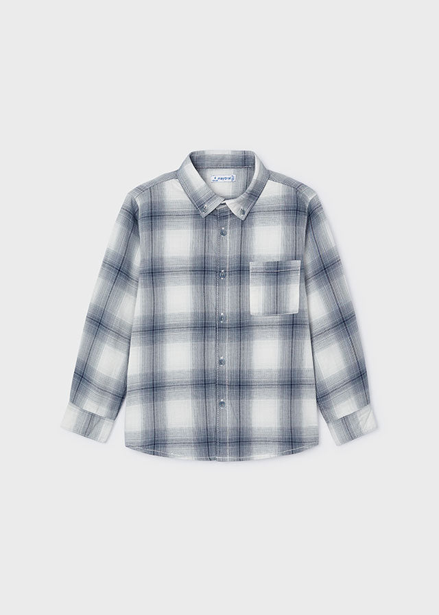 L/s checked shirt