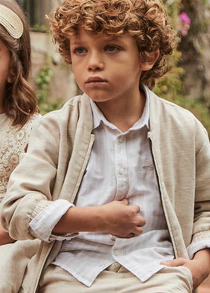 Linen l/s shirt