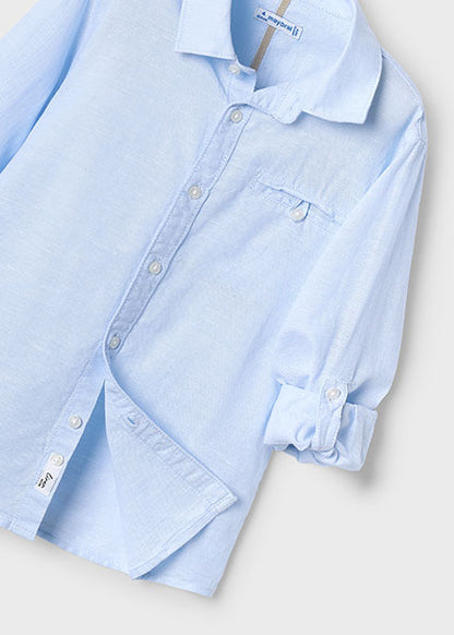 Linen l/s shirt