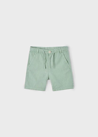 Linen bermuda shorts
