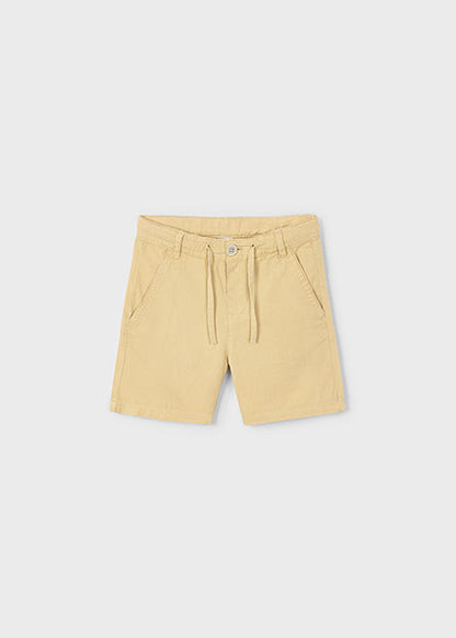 Linen bermuda shorts