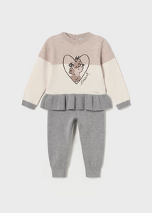 Knit pants set