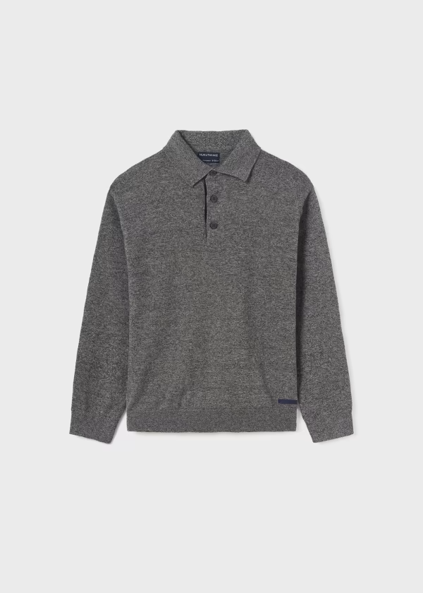 Polo neck sweater