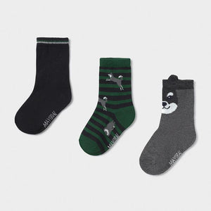 set of 3 socks "shiba"