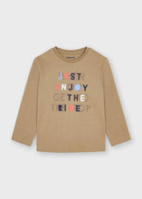 Load image into Gallery viewer, L/s &quot;just enjoy&quot;t-shirt
