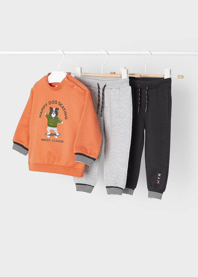 Pullover tracksuit 2 pants