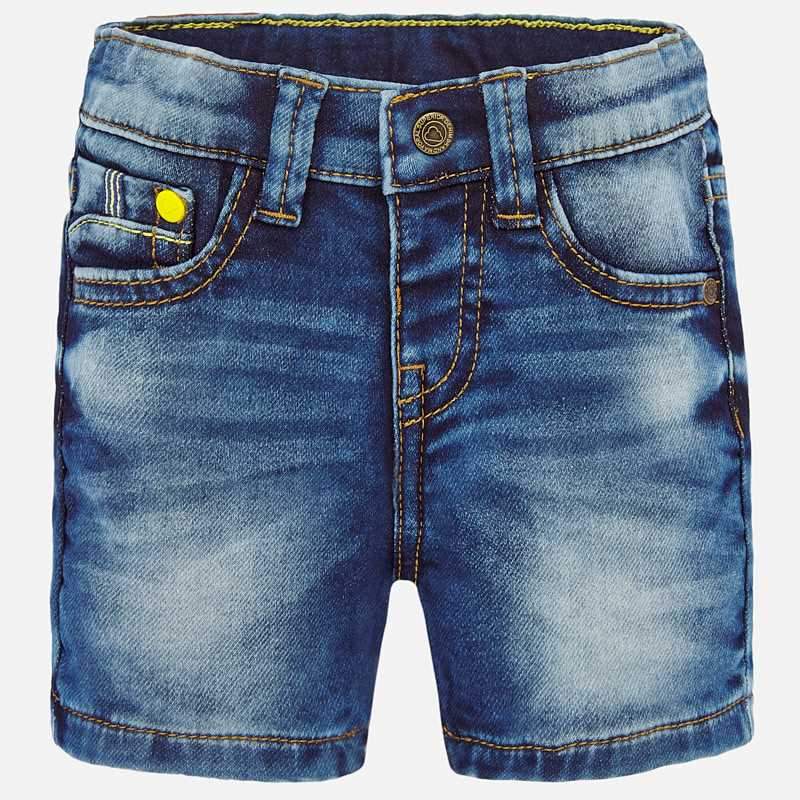 Soft denim bermudas