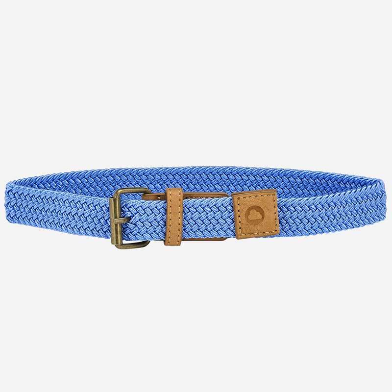 Elastic braided belt