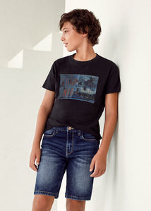 Basic denim shorts