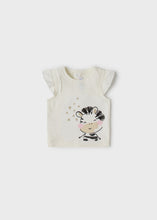 Load image into Gallery viewer, S/s embroidered zebra t-shirt

