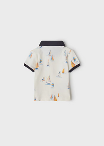 Polo s/s large print