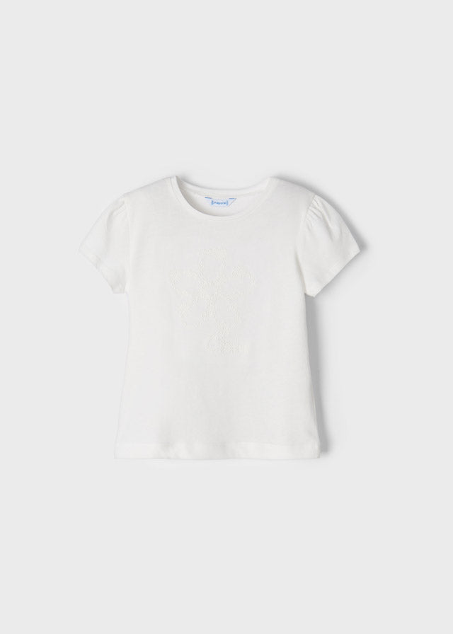 Embroidered s/s t-shirt