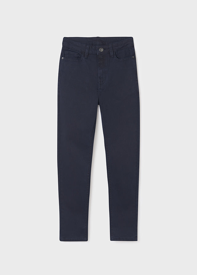 Denim twill trousers