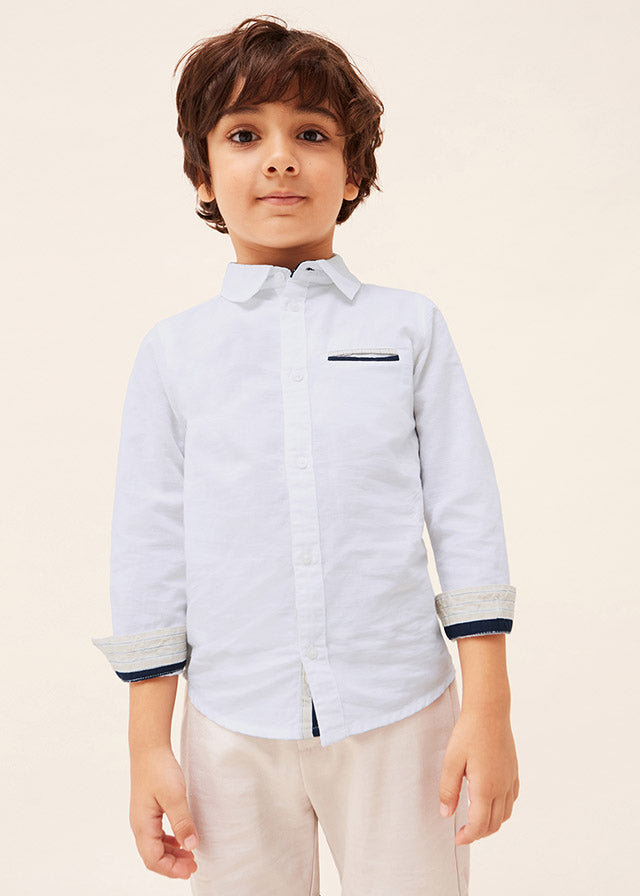 Long sleeved linen shirt