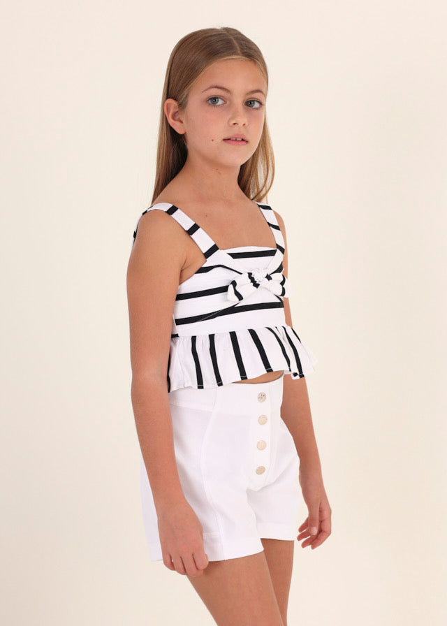 Crepe shorts