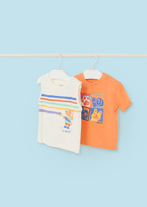 Set 2 t-shirts s/s and straps
