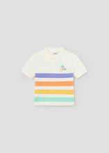 Load image into Gallery viewer, Stripes s/s polo
