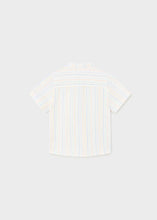 Load image into Gallery viewer, S/s linen mao collar shirt
