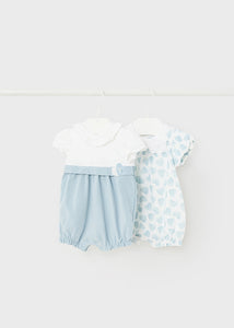 Set of 2 short rompers