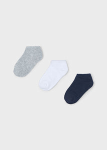 3-pc short socks set