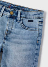 Load image into Gallery viewer, Denim 5 pocket bermuda shorts
