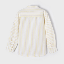 Load image into Gallery viewer, L/s mao linen shirt
