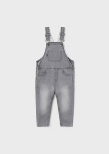 Soft denim overalls