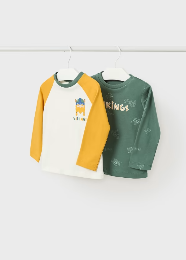 2 L/s t-shirt set